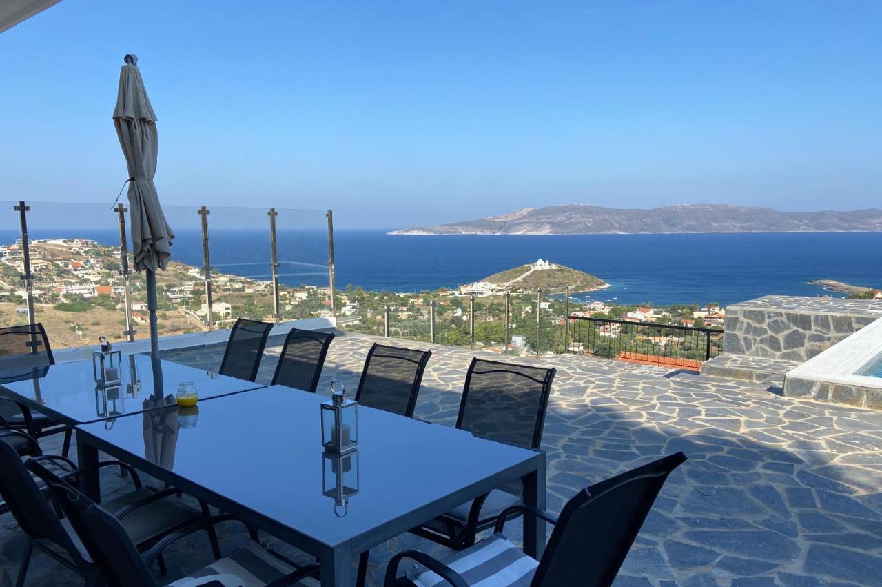Villa Panorama Agia Marina Mikrolimanou Kültér fotó
