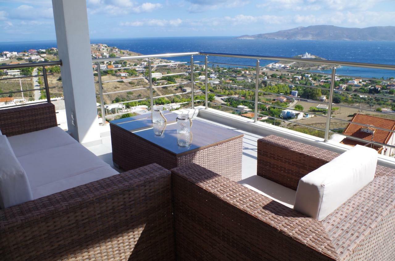 Villa Panorama Agia Marina Mikrolimanou Kültér fotó