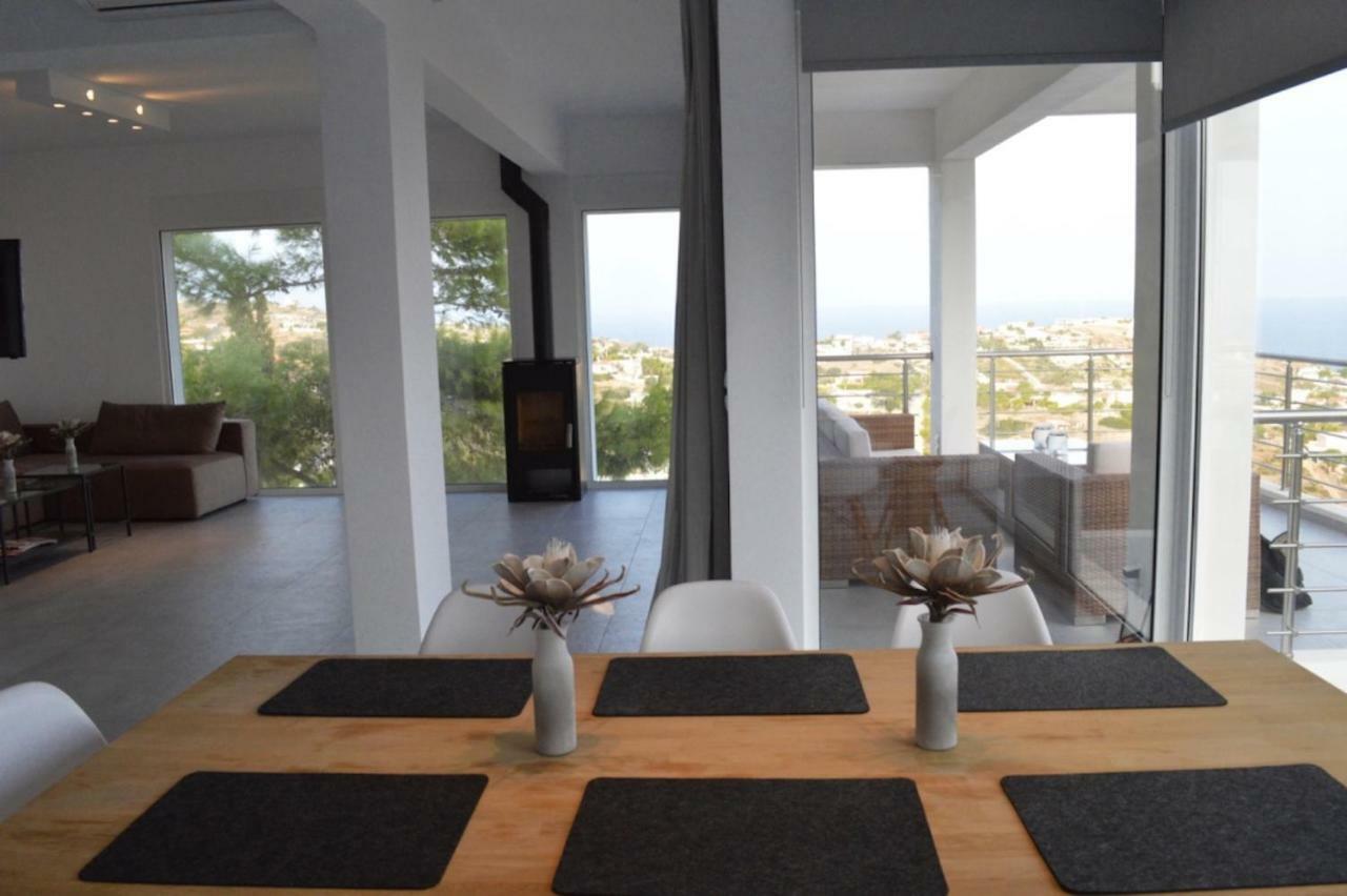 Villa Panorama Agia Marina Mikrolimanou Kültér fotó